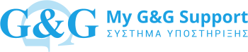 My G&G Support - G&G Σύστημα υποστήριξης πελατών